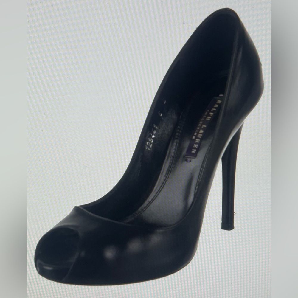 Ralph Lauren Purple Label Black Stiletto Heels
